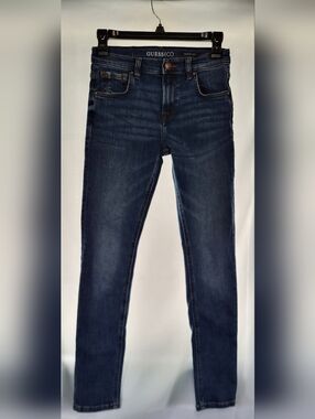 Guess Eco Girls Skinny Fit Denim Jeans Adjustable Waist 24x27 Size 12